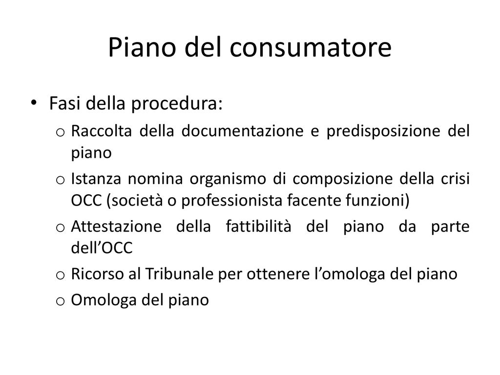 Legge 03/2012 Procedimenti Di Composizione Della Crisi Da ...