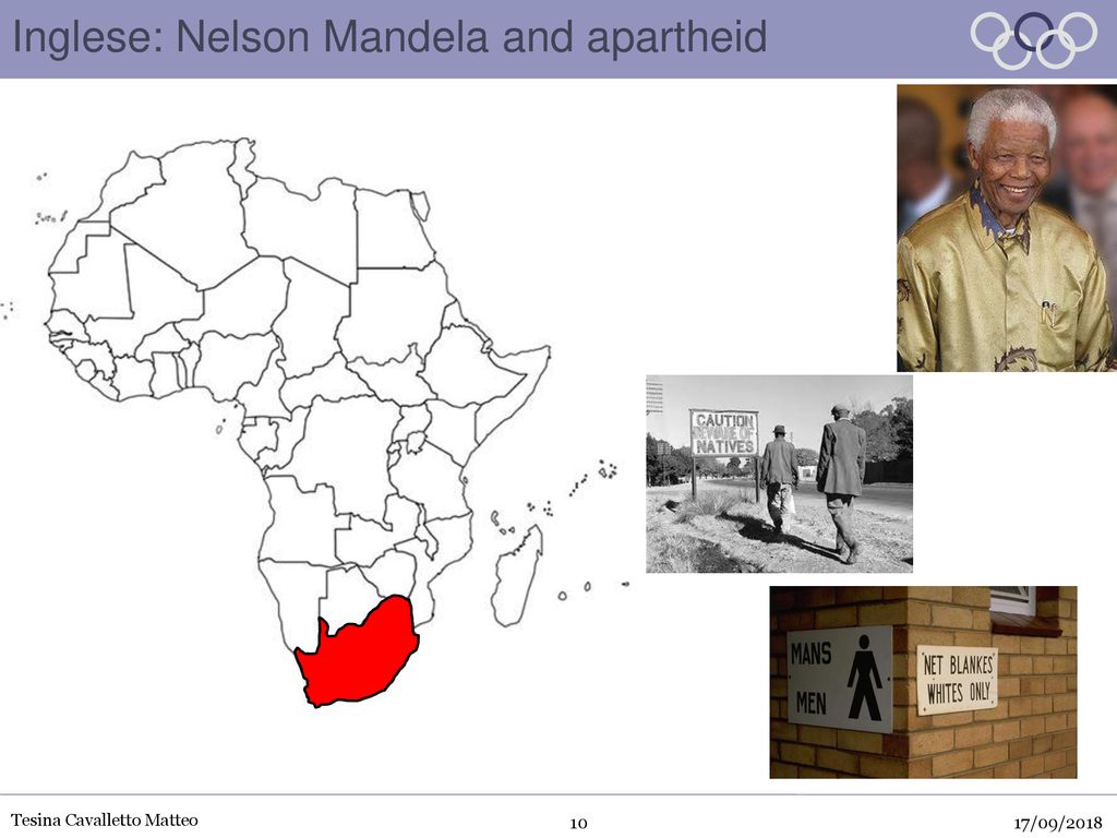 Inglese: Nelson Mandela and apartheid