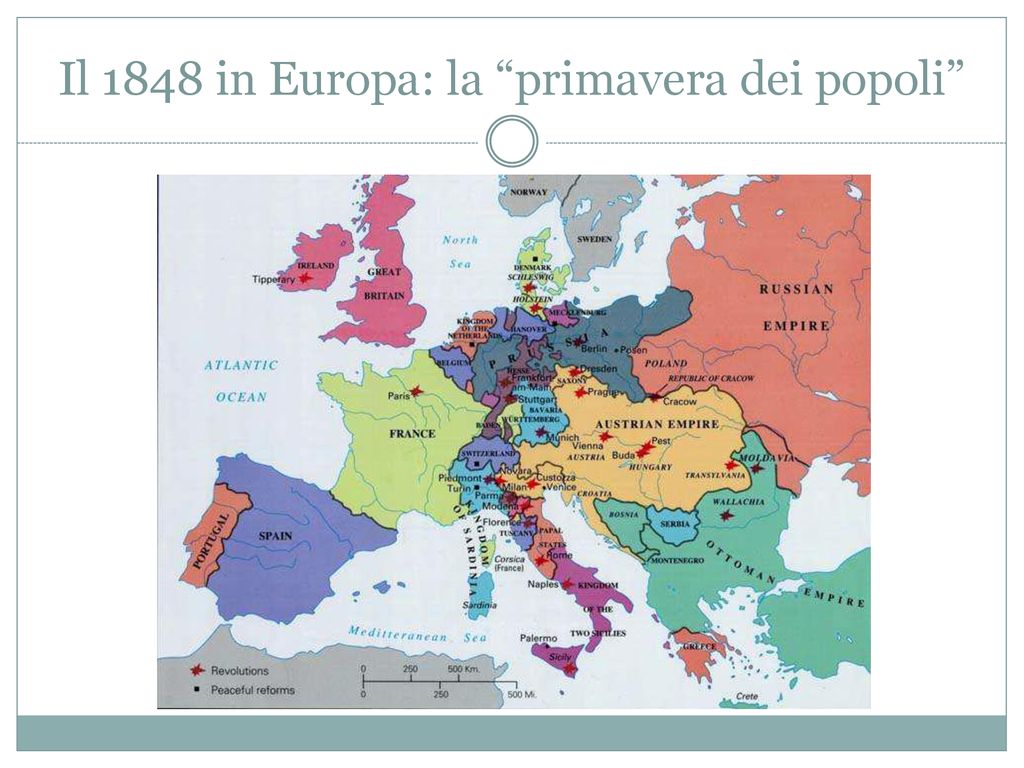 Il 1848 in Europa: la primavera dei popoli