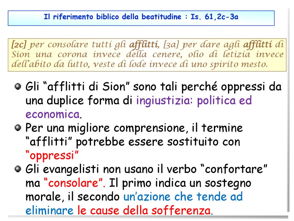 “Le Beatitudini” Dal Vangelo di Matteo 5, ppt scaricare