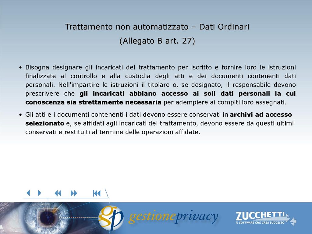 Gestione Privacy Zucchetti - Ppt Scaricare