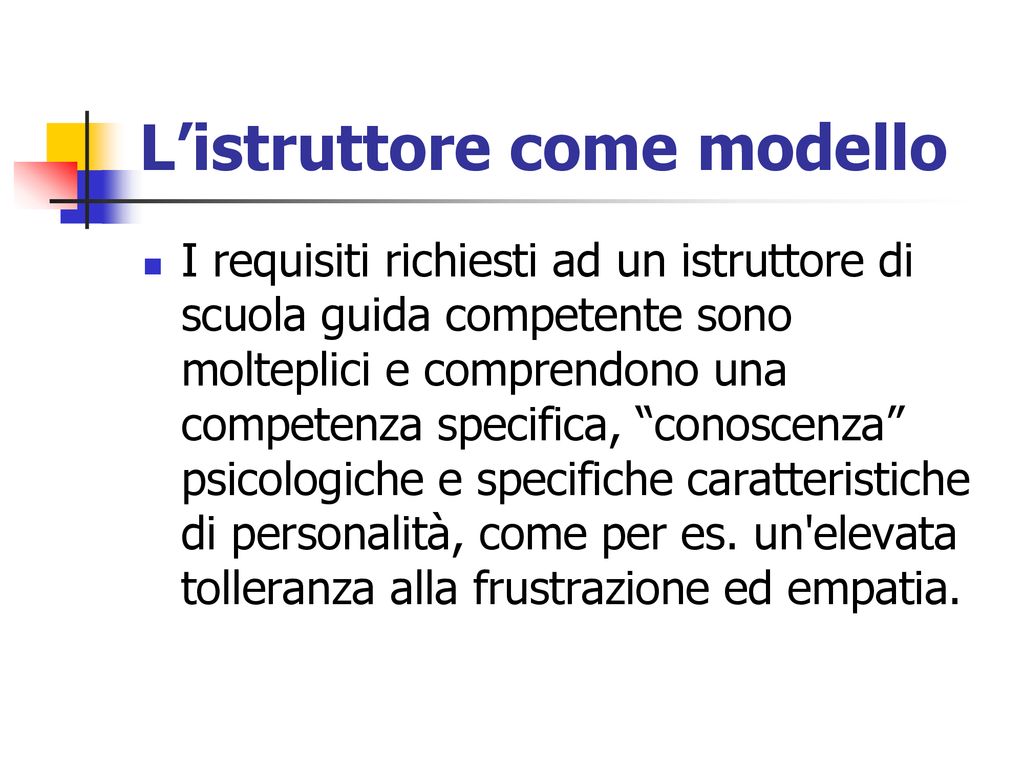 La Psicologia Del Traffico Nella Scuola Guida - Ppt Scaricare