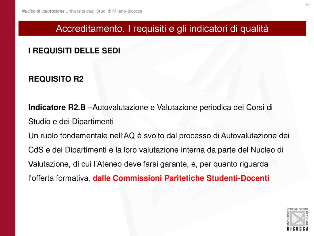 Il Ruolo Dello Studente Nei Processi Di Assicurazione Della Qualità ...