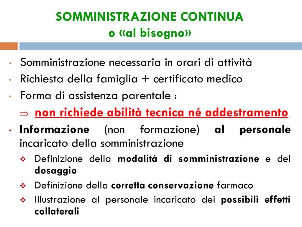 La Somministrazione Di Farmaci A Scuola - Ppt Scaricare