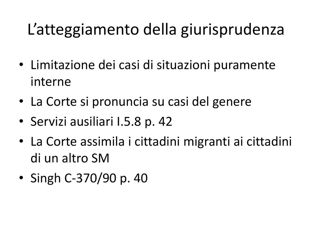 Corso Di Diritto Dell’Unione - Ppt Scaricare