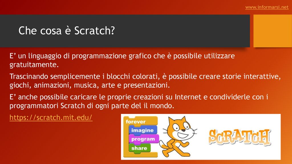 Che cosa è Scratch
