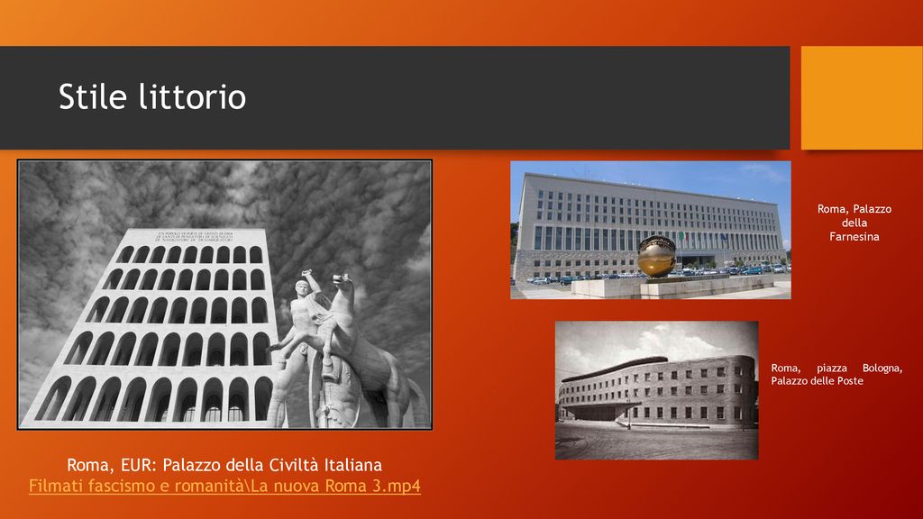 Stile littorio Roma, EUR: Palazzo della Civiltà Italiana