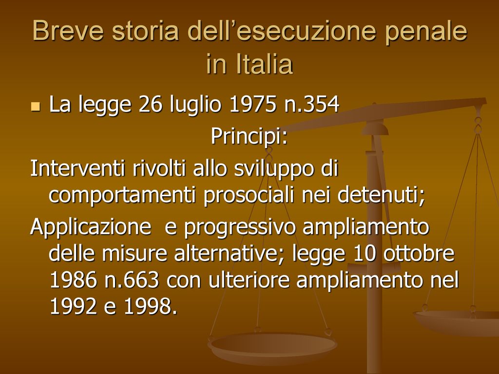 Criminologia Penitenziaria Ppt Scaricare