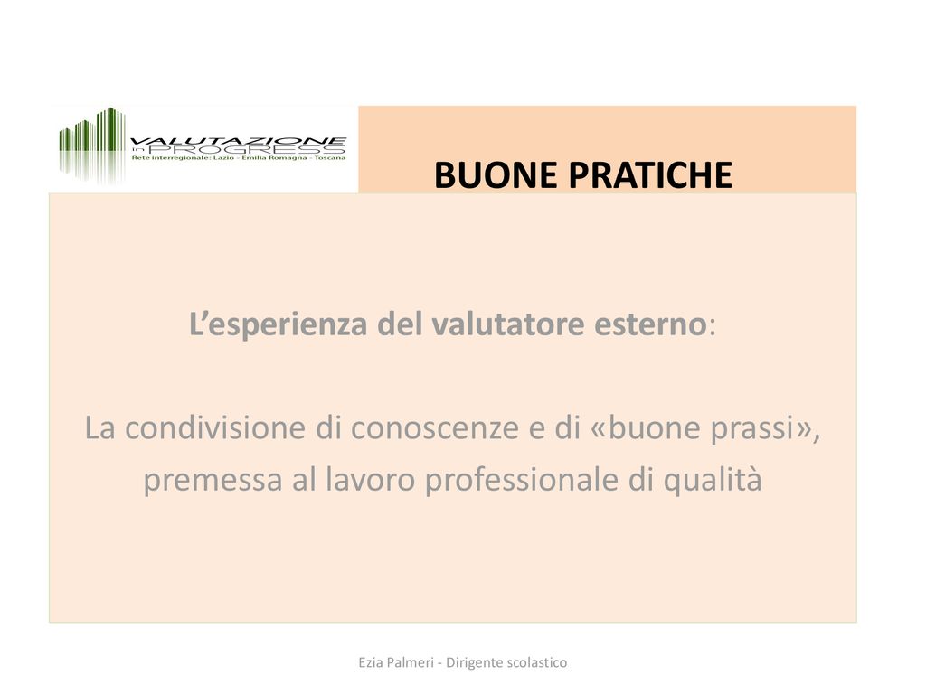 VALUTAZIONE IN PROGRESS - Ppt Scaricare