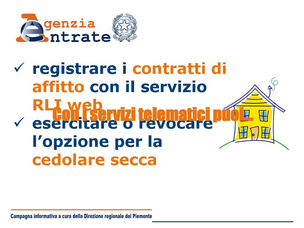 Con I Servizi Telematici Puoi… - Ppt Scaricare