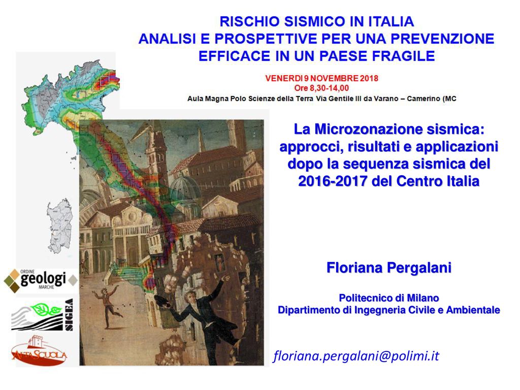 La Microzonazione Sismica: - Ppt Scaricare