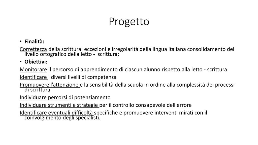 Recupero in ortografia. Percorso per il controllo consapevole dell'errore