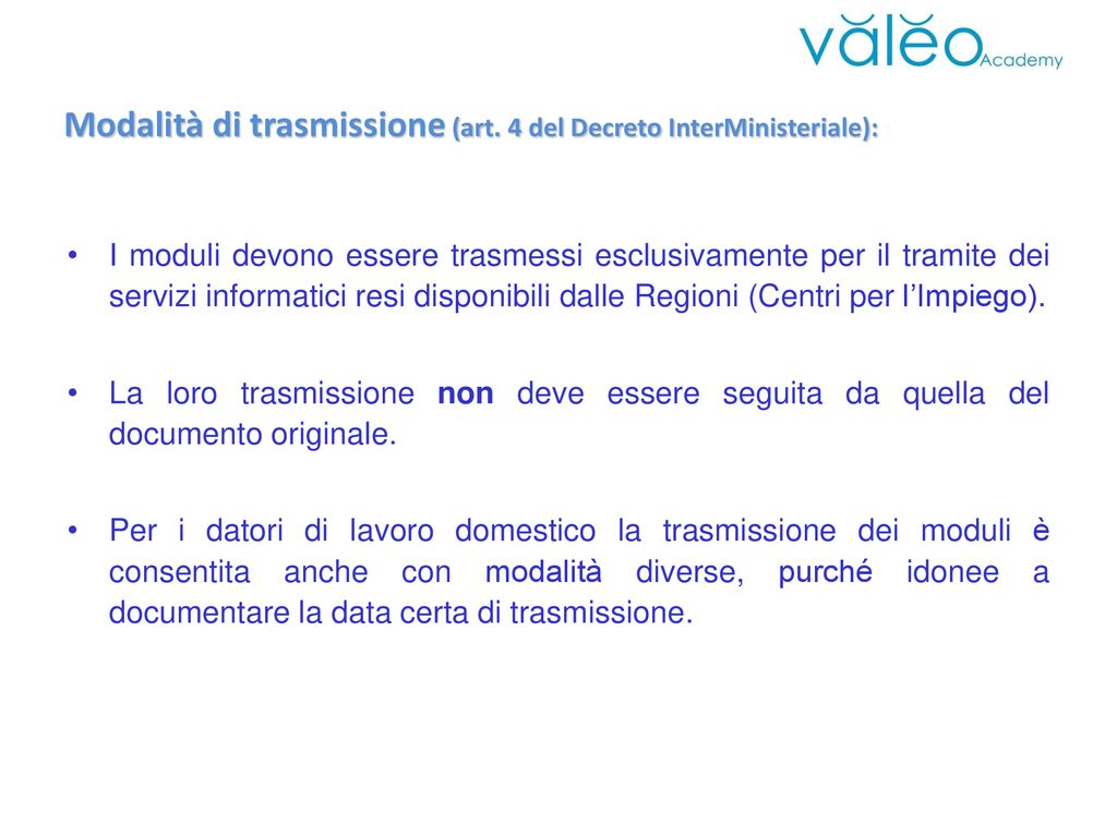 Comunicazioni Obbligatorie Datore Di Lavoro - Ppt Scaricare