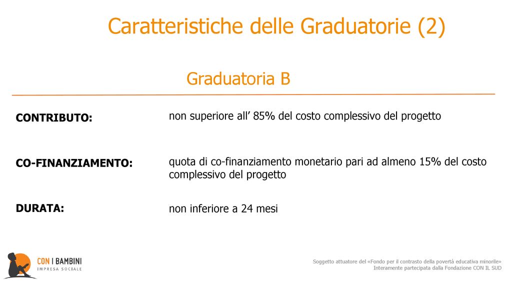 Caratteristiche delle Graduatorie (2)