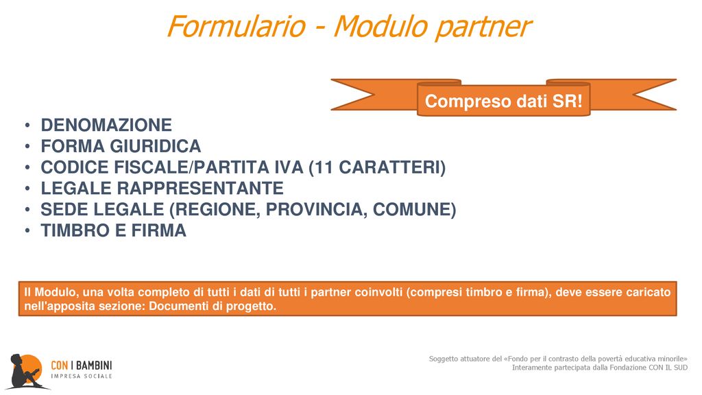 Formulario - Modulo partner