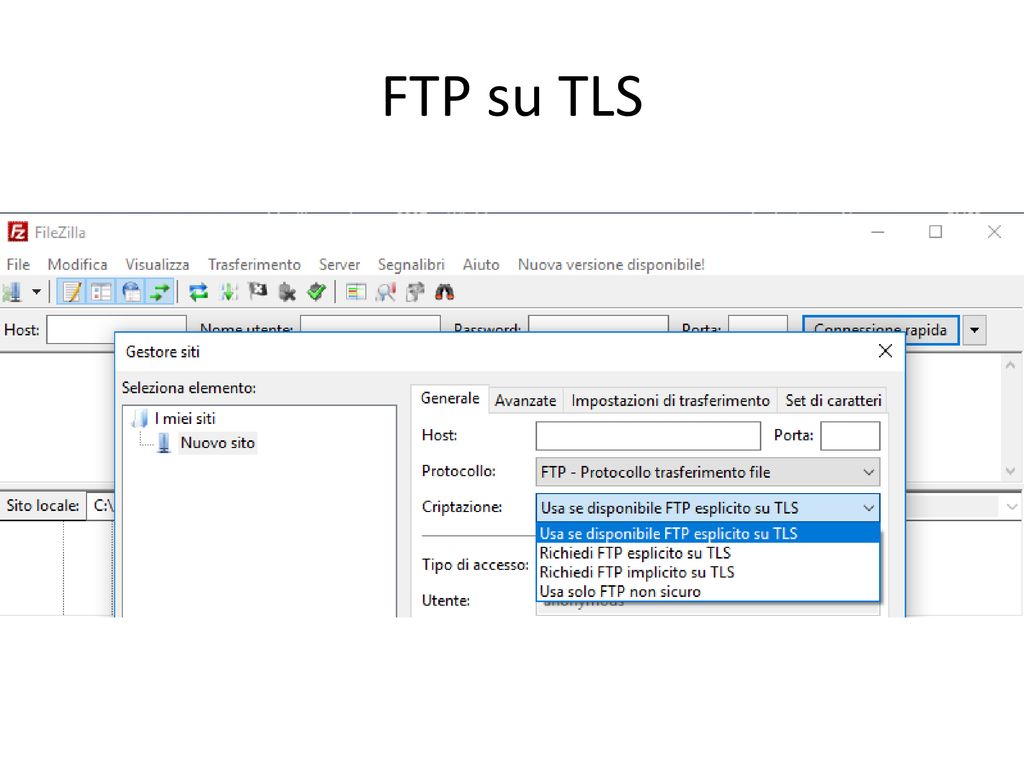 FTP su TLS