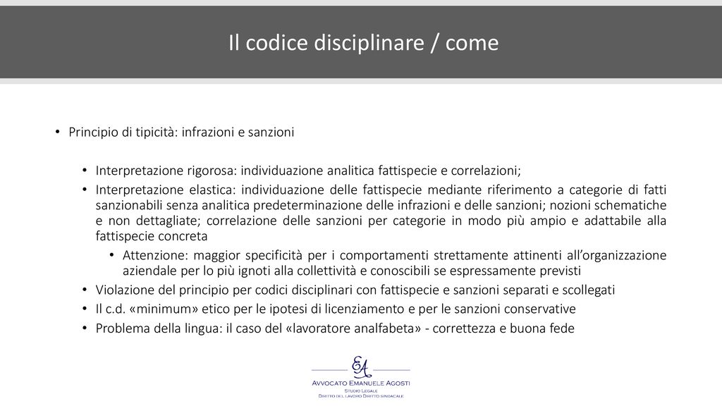 Il Procedimento Disciplinare - Ppt Scaricare