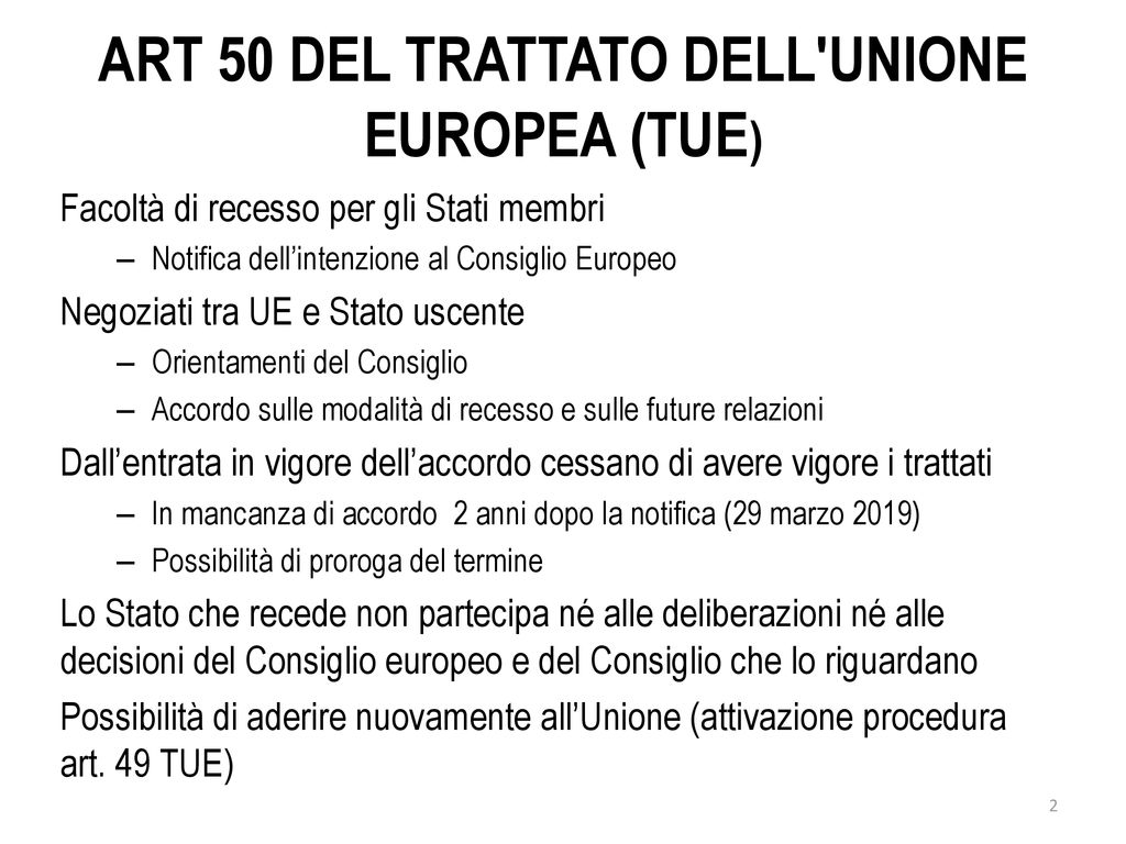 Brexit Conseguenze Ed Implicazioni In Materia Di Iva Ppt Scaricare