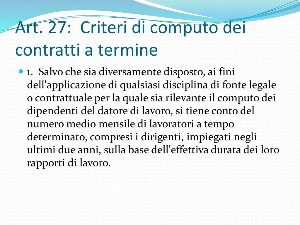 CONTRATTO A TERMINE [D.Lgs N Ppt Scaricare