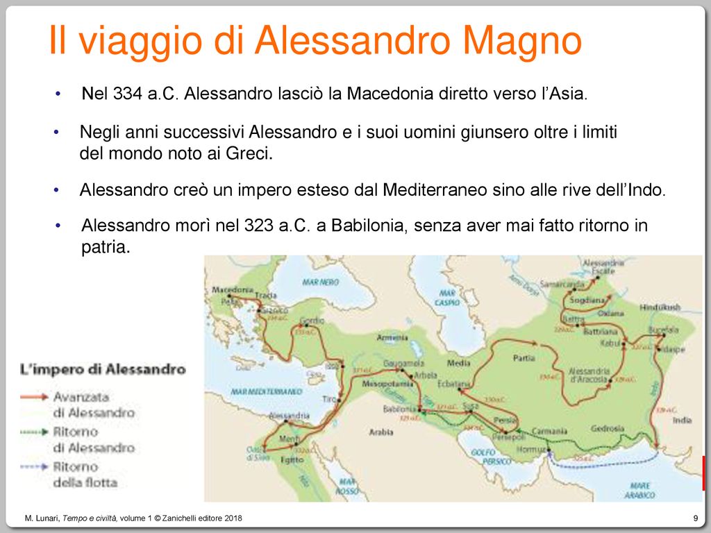 Il viaggio di Alessandro Magno