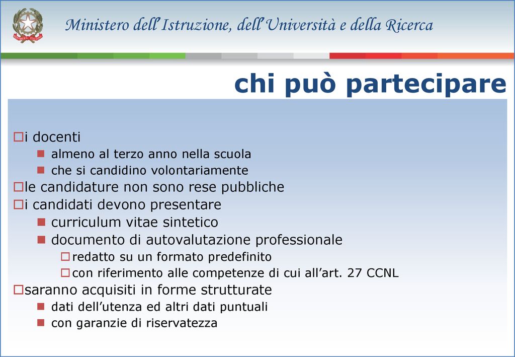 Ministero Dell’Istruzione, Dell’Università E Della Ricerca - Ppt Scaricare