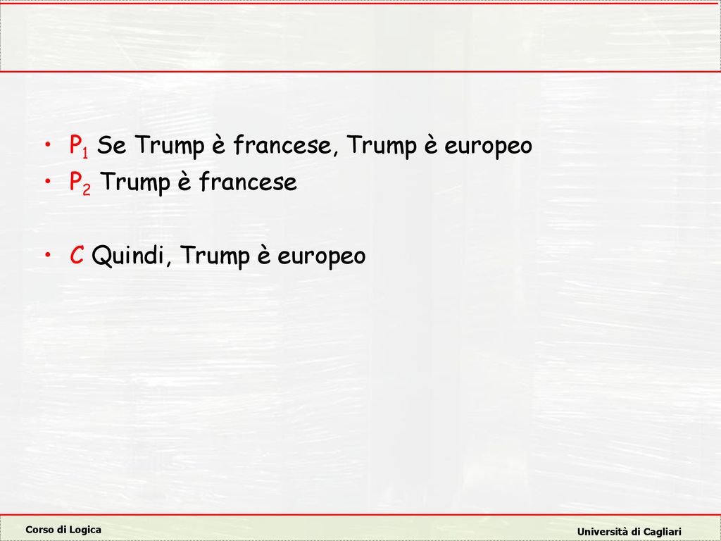 P1 Se Trump è francese, Trump è europeo