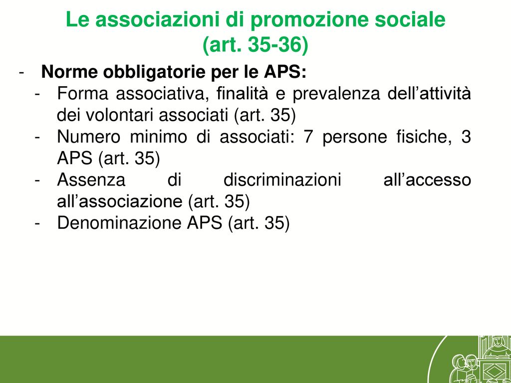 Terzo Settore Sportivo E APS. - Ppt Scaricare