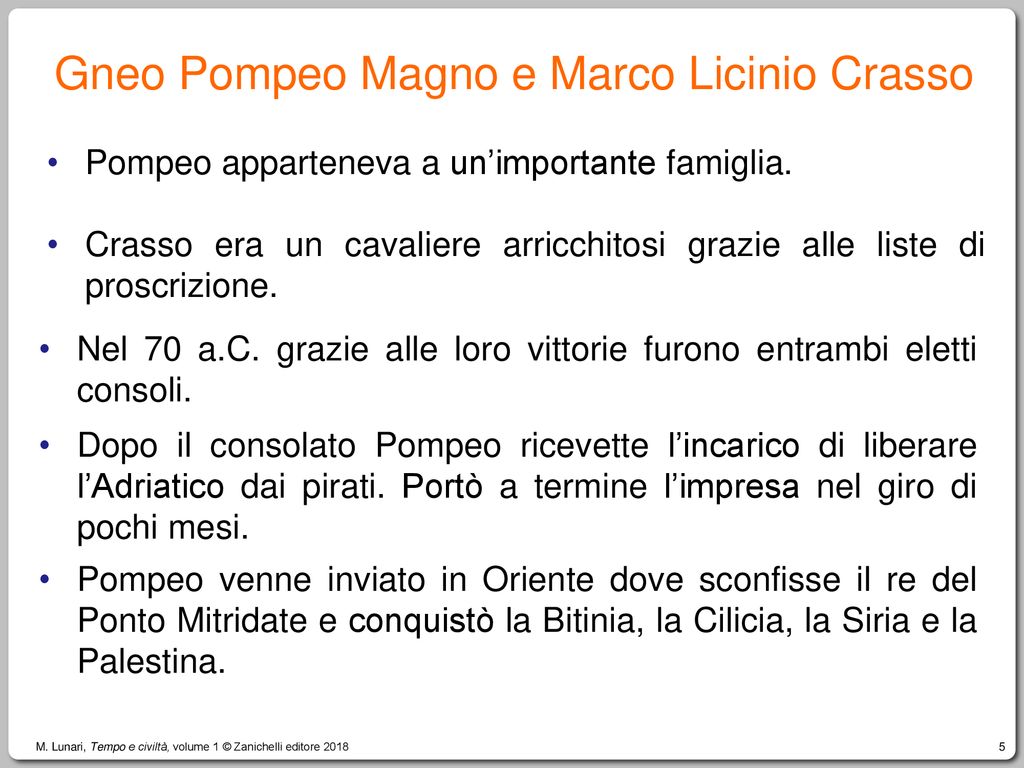 Gneo Pompeo Magno e Marco Licinio Crasso