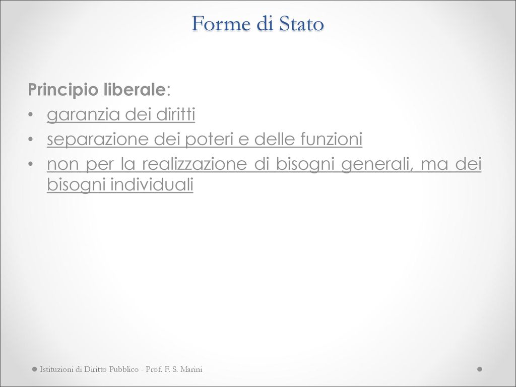 Istituzioni di Diritto Pubblico Prof. F. S. Marini - ppt scaricare