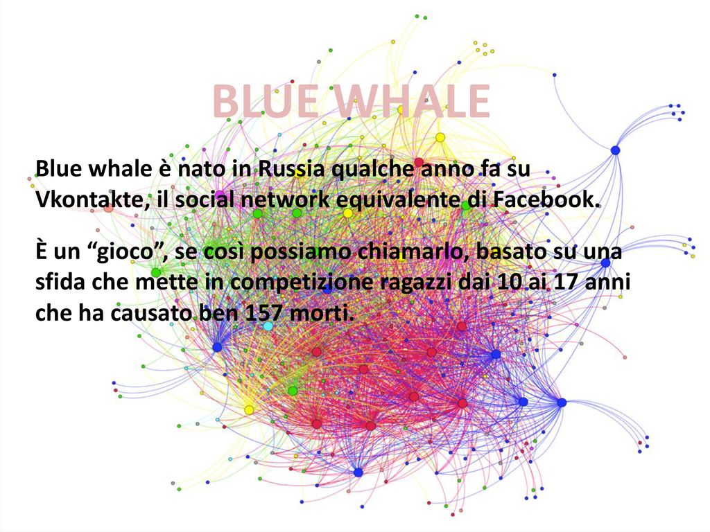 BLUE WHALE Blue whale è nato in Russia qualche anno fa su