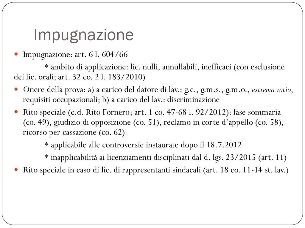 Diritto Del Lavoro Corso Di Laurea In Giurisprudenza A.a - Ppt Scaricare