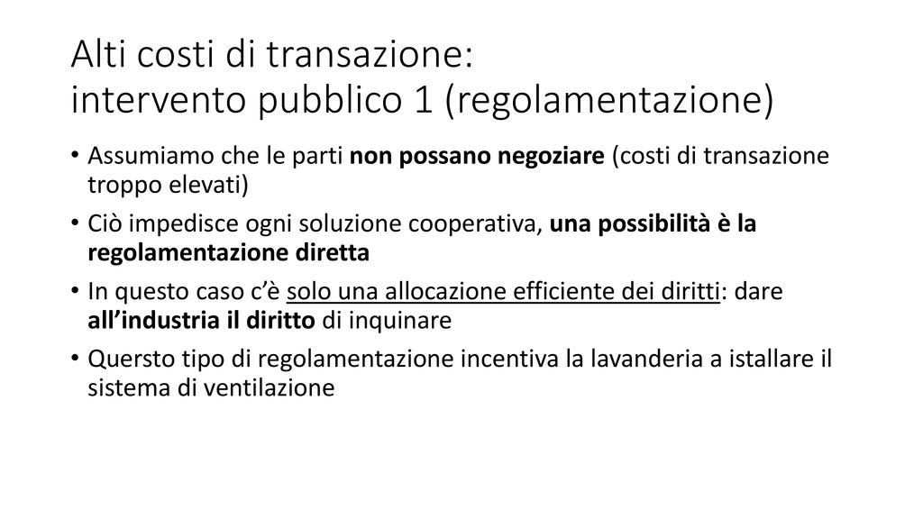 Esternalità E Fallimenti Di Mercato - Ppt Scaricare