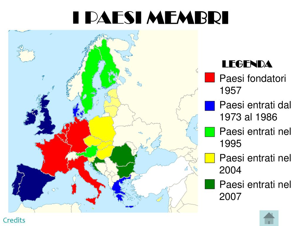 Unione Europea Tappe Unificazione Paesi Membri Euro Istituzioni Ppt Scaricare