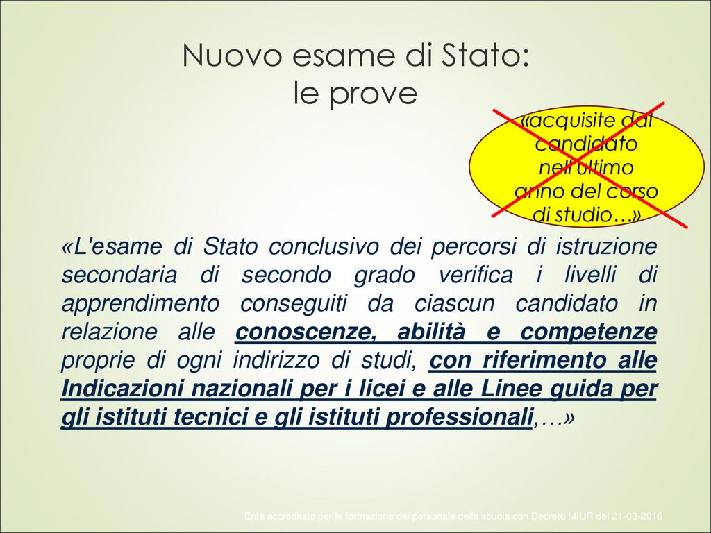 IL NUOVO ESAME DI STATO DEL SECONDO CICLO - Ppt Scaricare