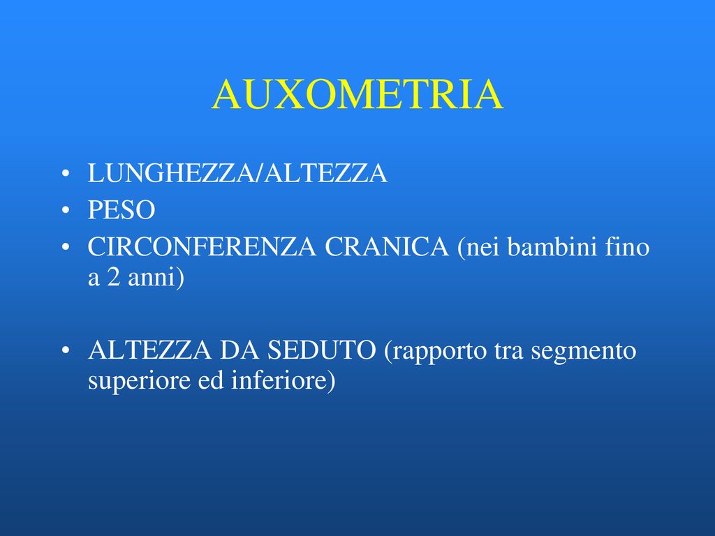 LA CRESCITA La crescita è il risultato dellinterazione di fattori