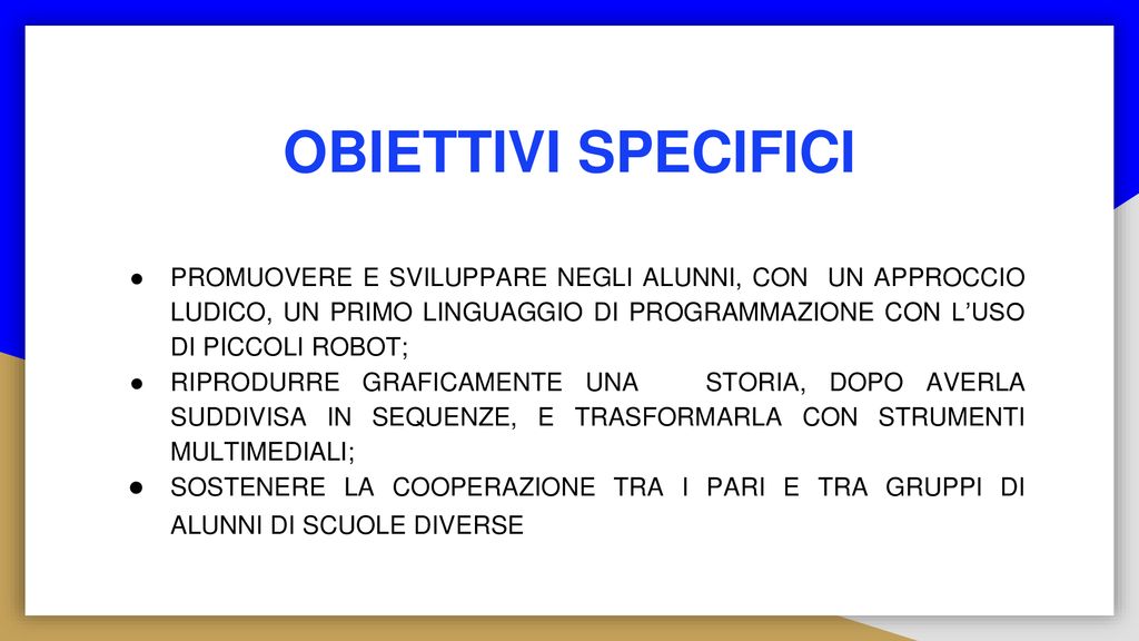 CIRCOLO DIDATTICO “G.GALILEI” PROGETTO DI CODING E ROBOTICA EDUCATIVA - ppt  scaricare