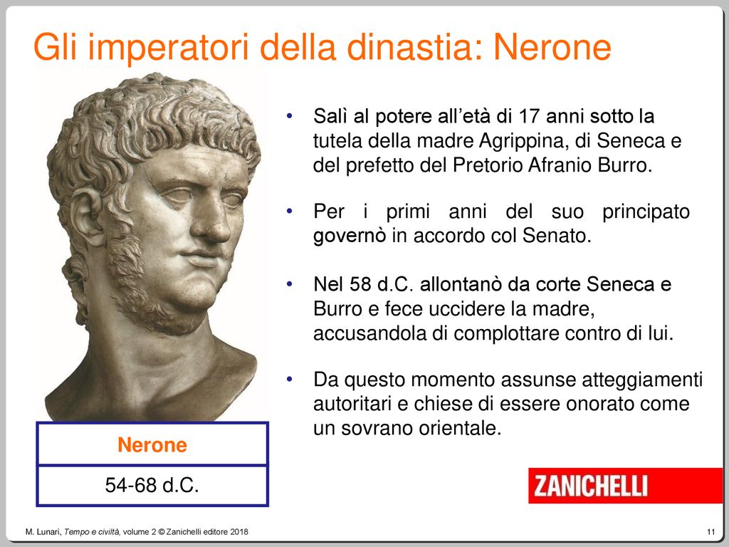 Gli imperatori della dinastia: Nerone