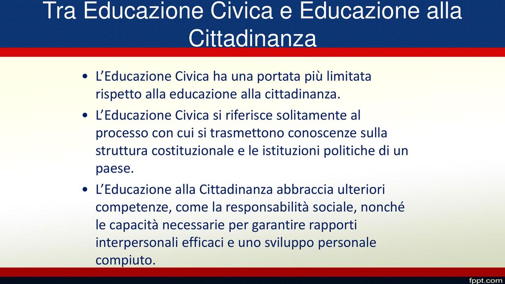 Tra Educazione Civica e Educazione alla Cittadinanza