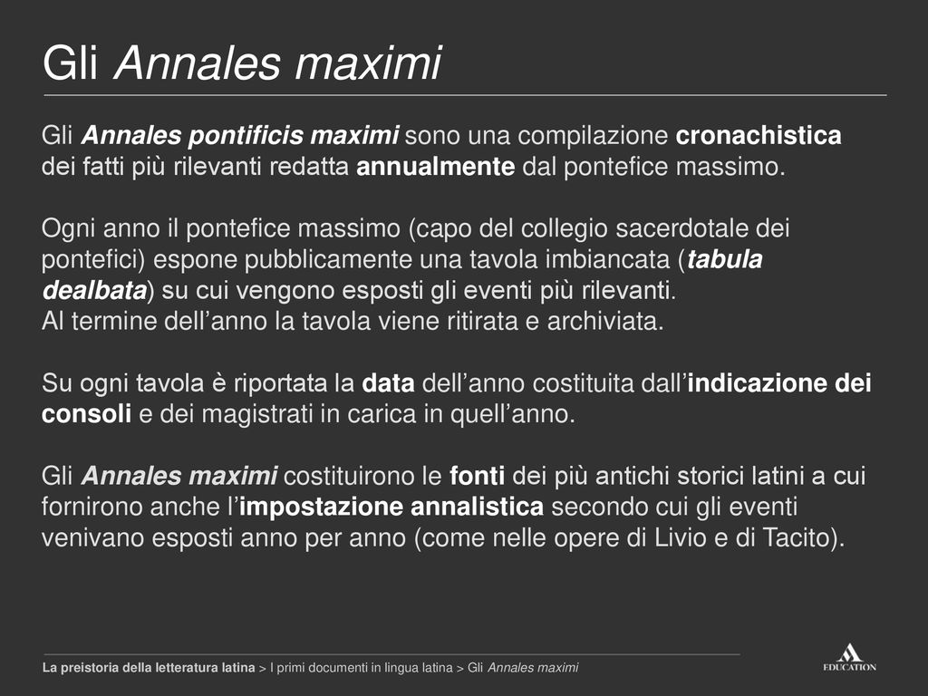Gli Annales maximi