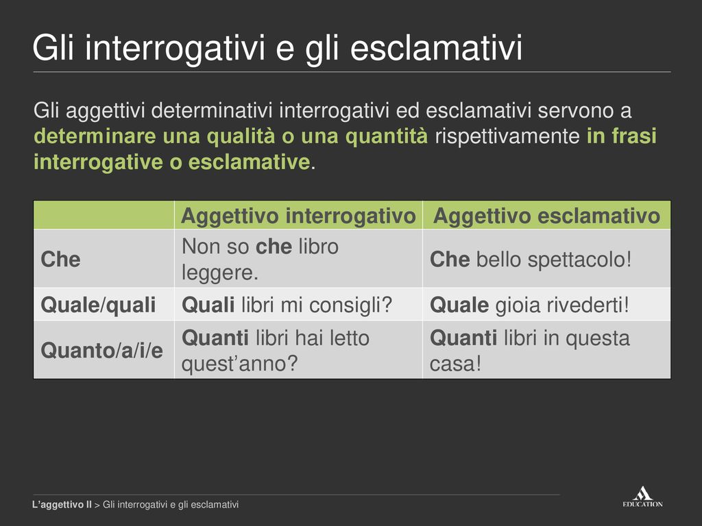 Laggettivo Ii Ppt Scaricare 2179