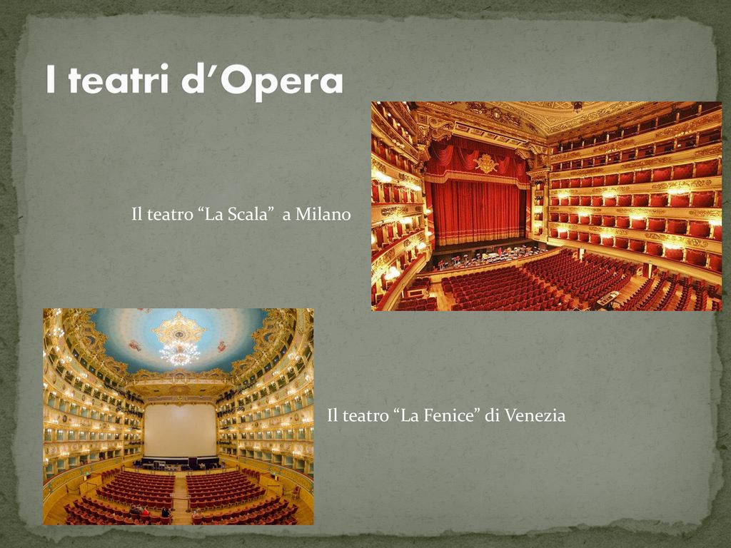 I teatri d’Opera Il teatro La Scala a Milano