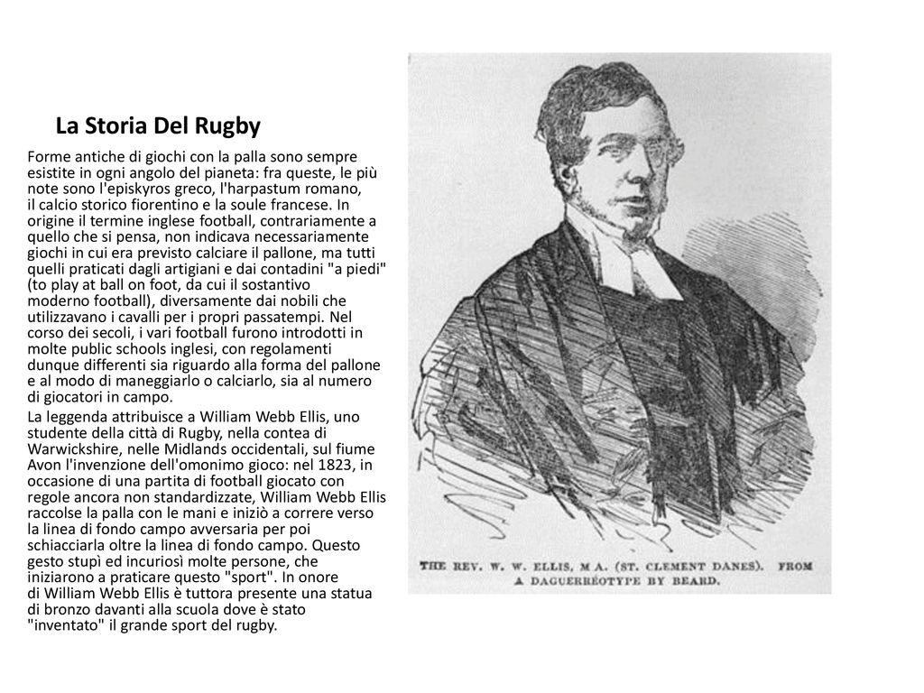 La Storia Del Rugby