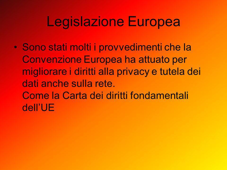 Legislazione Europea