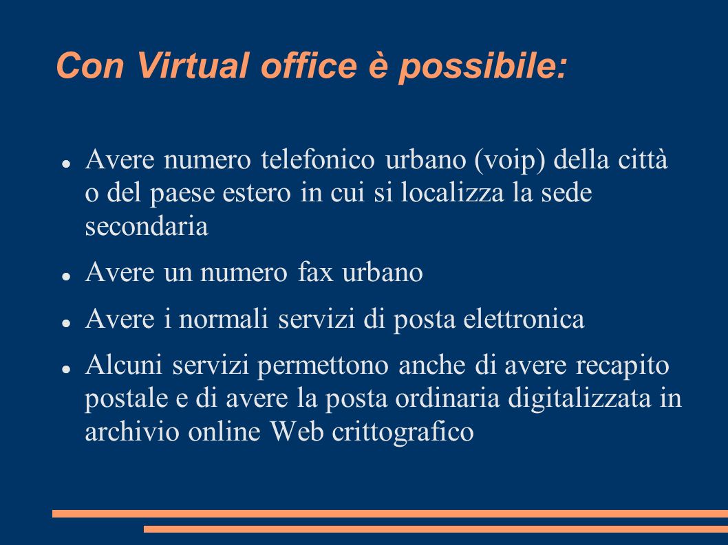 Con Virtual office è possibile: