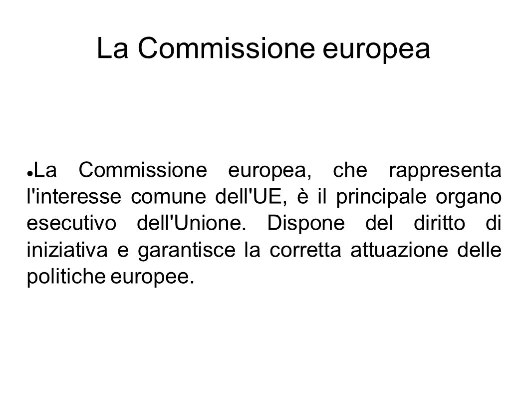 La Commissione europea