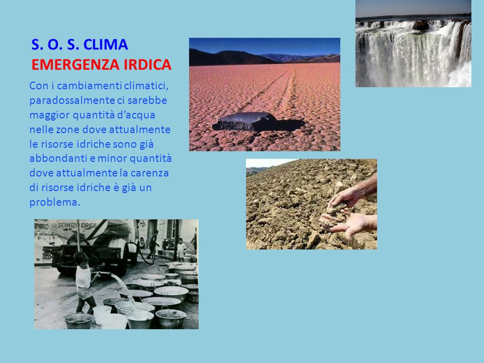 S. O. S. CLIMA EMERGENZA IRDICA