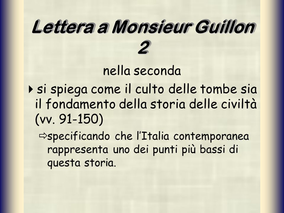 Lettera a Monsieur Guillon 2