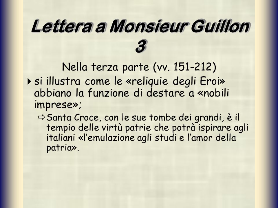 Lettera a Monsieur Guillon 3