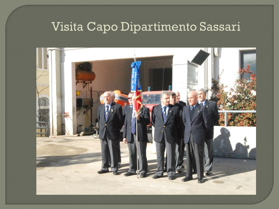 Visita Capo Dipartimento Sassari