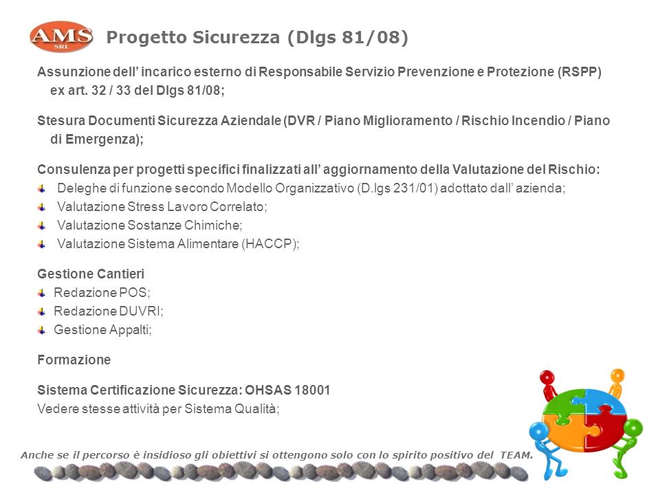 Progetto Sicurezza (Dlgs 81/08)